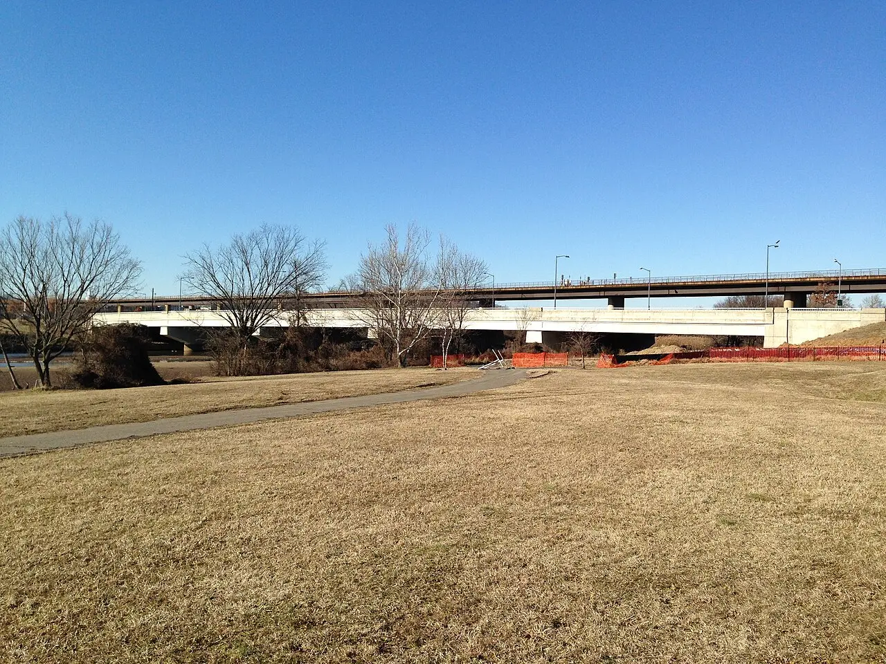The Benning Road bridge over the Anacostia River.