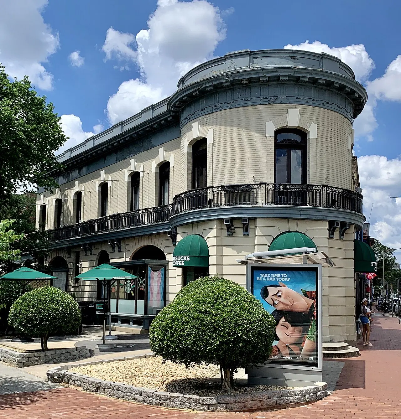 Storefronts along U Street NW.